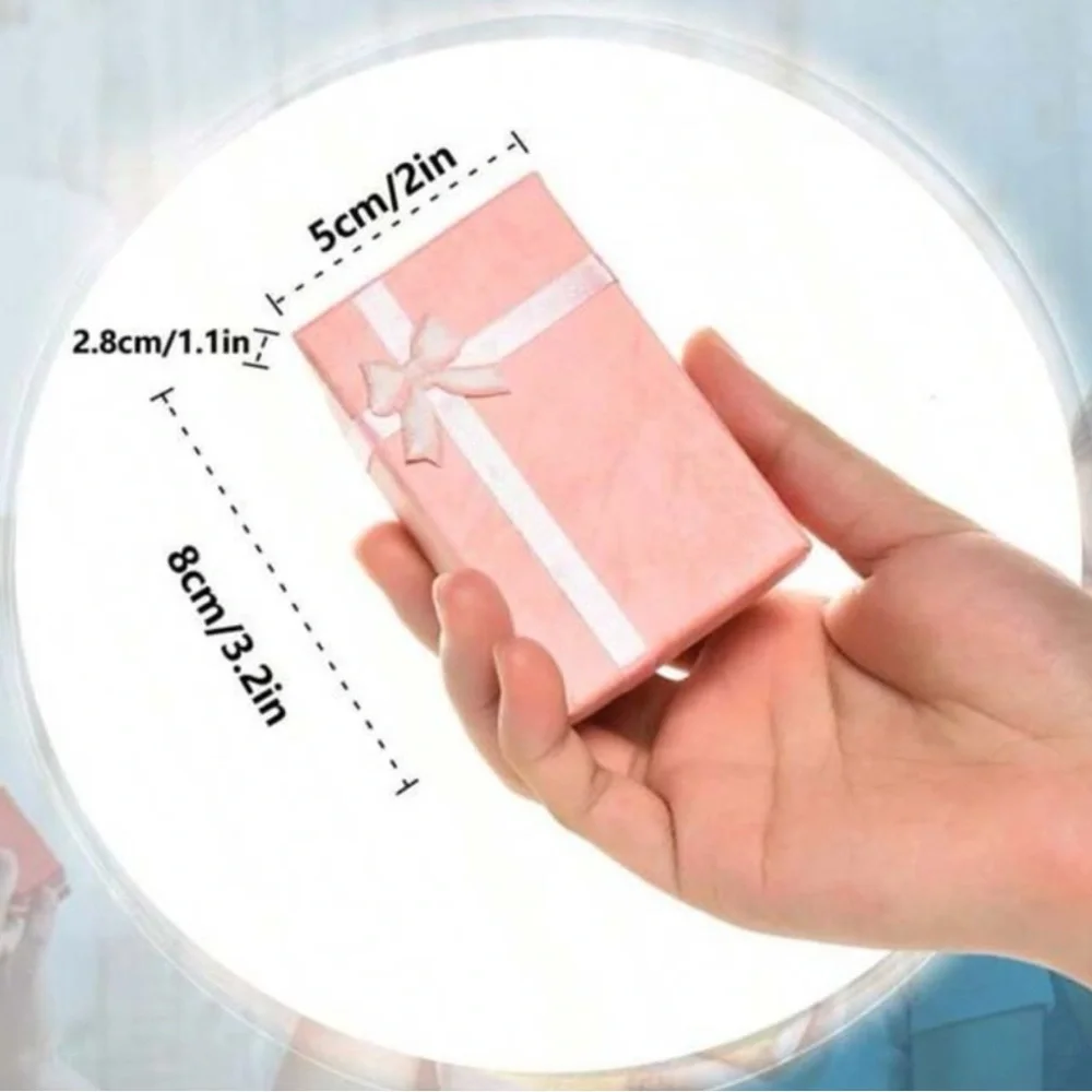 12 Multi-Color Jewelry Gift Boxes - Assorted Colors